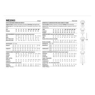 Know Me ME2063 Misses' and Women's Romber and Jumpsuit Pattern White