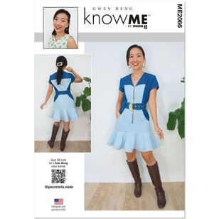 McCall's Know Me Me2066 Misses' Dress by Gwen Heng Pattern White