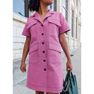 McCall's Know Me Me2068 Misses' Shirt Dress by Lydia Naomi Pattern White