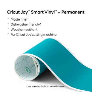 Cricut Joy Smart Permanent Matte Vinyl  Aqua 5.5 x 48 in