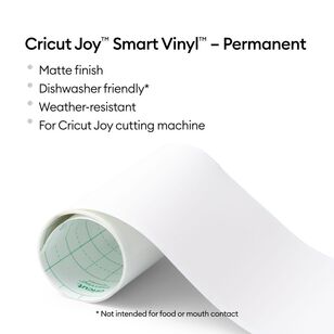 Cricut Joy Smart Permanent Matte Vinyl  White 5.5 x 48 in