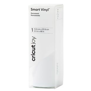 Cricut Joy Smart Permanent Matte Vinyl  White 5.5 x 48 in