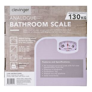 Clevinger Analogue Bathroom Scale  Silver