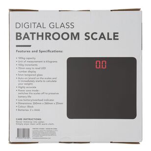 Clevinger Digital Glass Bathroom Scale  Black