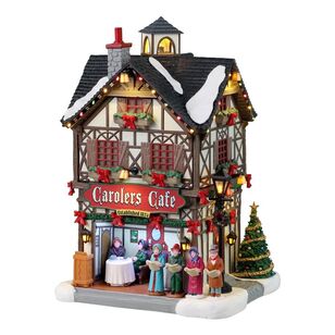 Lemax Carolers Café Tudor Christmas Building Multicoloured