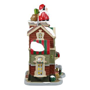 Lemax Santa's Shop Christmas Building Multicoloured