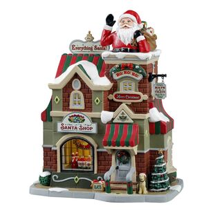 Lemax Santa's Shop Christmas Building Multicoloured