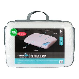 Tontine Gel Infused Air Flow Memory Foam Pillow White Standard