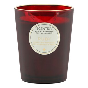 Scentsia Christmas Ruby Scented Candle Red