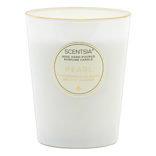 Scentsia Christmas Pearl Scented Candle White