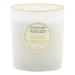 Scentsia Christmas Pearl Scented Candle White