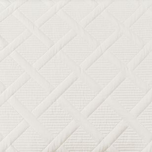 KOO Eve Quilted Pillowcase White European