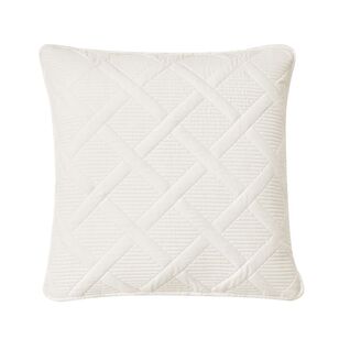 KOO Eve Quilted Pillowcase White European