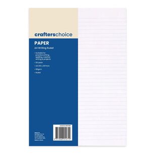 Crafters Choice A4 80gsm Writing Paper 50 Pack Writing Paper