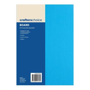 Crafters Choice A4 150gsm Card 20 Pack Multicoloured