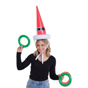 Jolly & Joy Inflatable Ring Toss Christmas Game Assorted