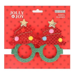 Jolly & Joy Christmas Tree Glasses Assorted