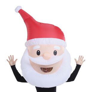 Jolly & Joy Inflatable Santa Bobble Head Christmas Costume Red