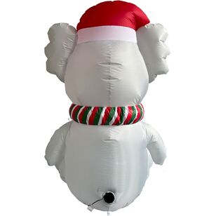 Jolly & Joy 120 cm Inflatable Christmas Koala Grey 120 cm