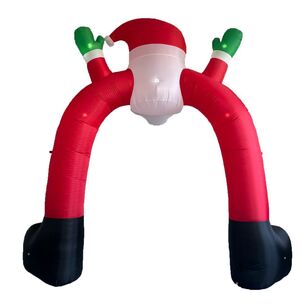 Jolly & Joy 3.1 m Inflatable Santa Arch Red 3.1 m