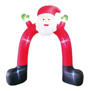 Jolly & Joy 3.1 m Inflatable Santa Arch Red 3.1 m