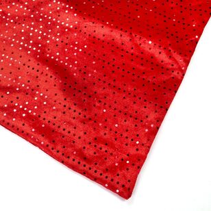 Jolly & Joy Velvet & Sequin Christmas Santa Sack Red