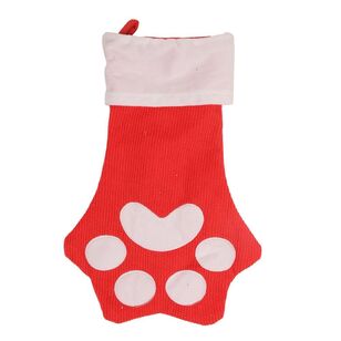 Jolly & Joy Pet Bone Stocking Red