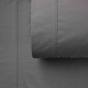 Fresh Cotton 400 Thread Count Cotton Fitted Sheet Charcoal