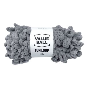 Value Ball Fun Loop Yarn Purple 100 g