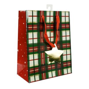 Jolly & Joy Traditional Medium Christmas Gift Bag Multicoloured