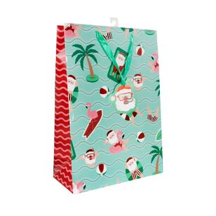 Jolly & Joy XXL Beach Santa Christmas Gift Bag Multicoloured