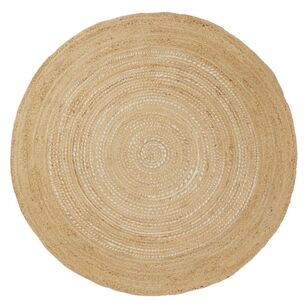 Emerald Hill Aston Round Jute Rug Natural 150 cm