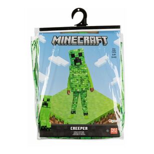 Minecraft Value Plus Creeper Costume Green 4 - 6 Years