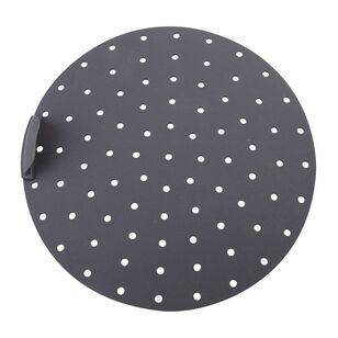 Daily Bake Silicone Round Air Fryer Liner Charcoal 22 cm