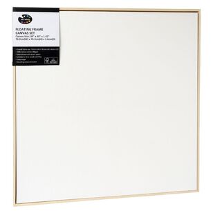 Art Saver Floating Frame 30x30 Canvas Set Multicoloured 30 x 30 in