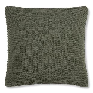 Bouclair Essentials Lonny Knit Throw Pillow Grey 51 x 51 cm