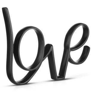 Bouclair Love Script Type  Black 26 x 19 cm