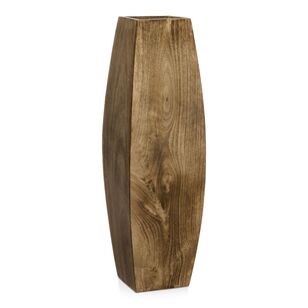 Bouclair Mango Wood Floor Vase  Natural 15 x 15 x 60 cm