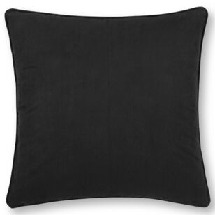 Bouclair Essentials Clifford 51 x 51 cm Suede Cushion Black 51 x 51 cm