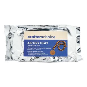 Crafters Choice Air Dry Clay 1kg Terracotta 1 kg