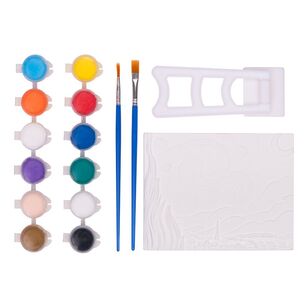 Jasart DIY 3D Plaster Painting Kit Starry Night Multicoloured