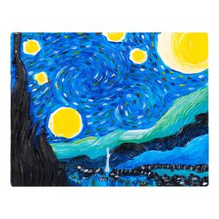 Jasart DIY 3D Plaster Painting Kit Starry Night Multicoloured