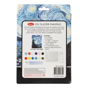 Jasart DIY 3D Plaster Painting Kit Starry Night Multicoloured