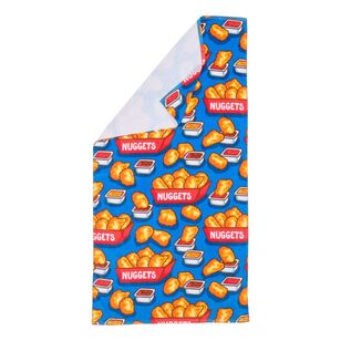 KOO X Laura Wayne Chicken Nugget Bath Towel Blue