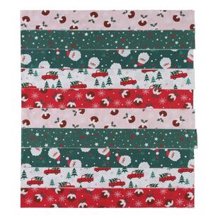 Christmas Basics Jelly Roll, 40 Pieces Multicoloured