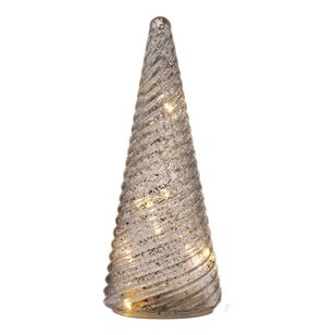 Jolly & Joy Christmas LED Glass Tree Silver