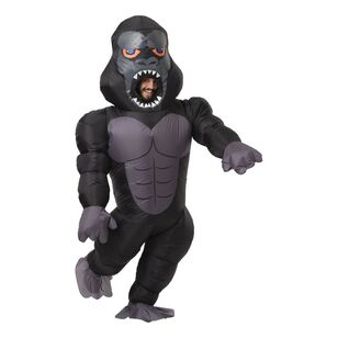 Spartys Inflatable Gorilla Costume Multicoloured