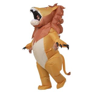 Spartys Inflatable Lion Costume Multicoloured