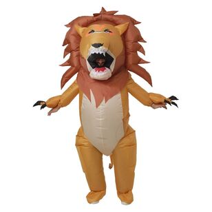 Spartys Inflatable Lion Costume Multicoloured