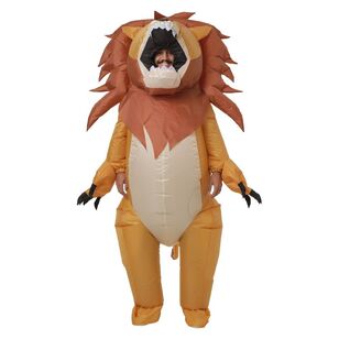 Spartys Inflatable Lion Costume Multicoloured